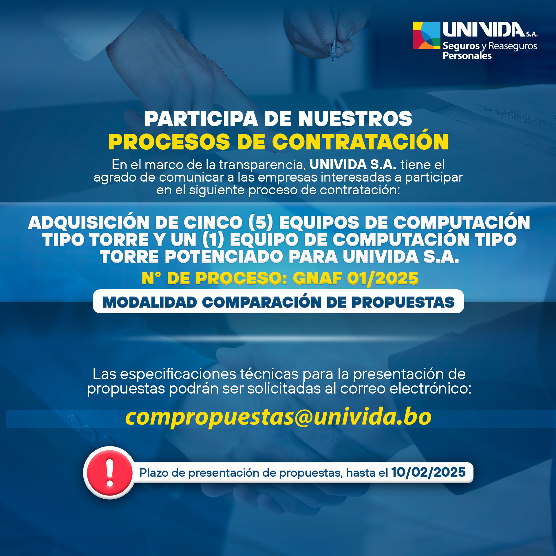 Proceso de contratación 2025