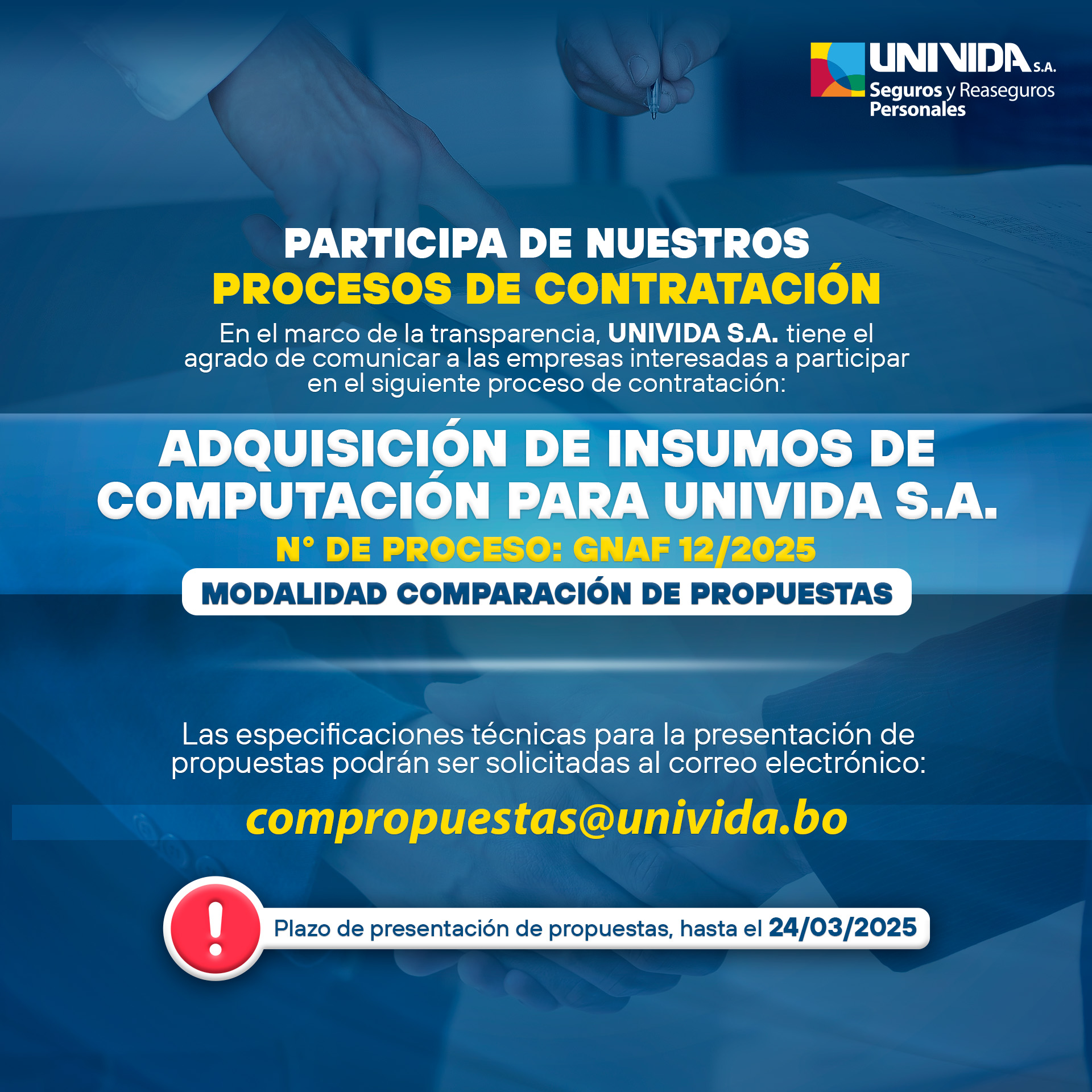 Proceso de contratación 2025