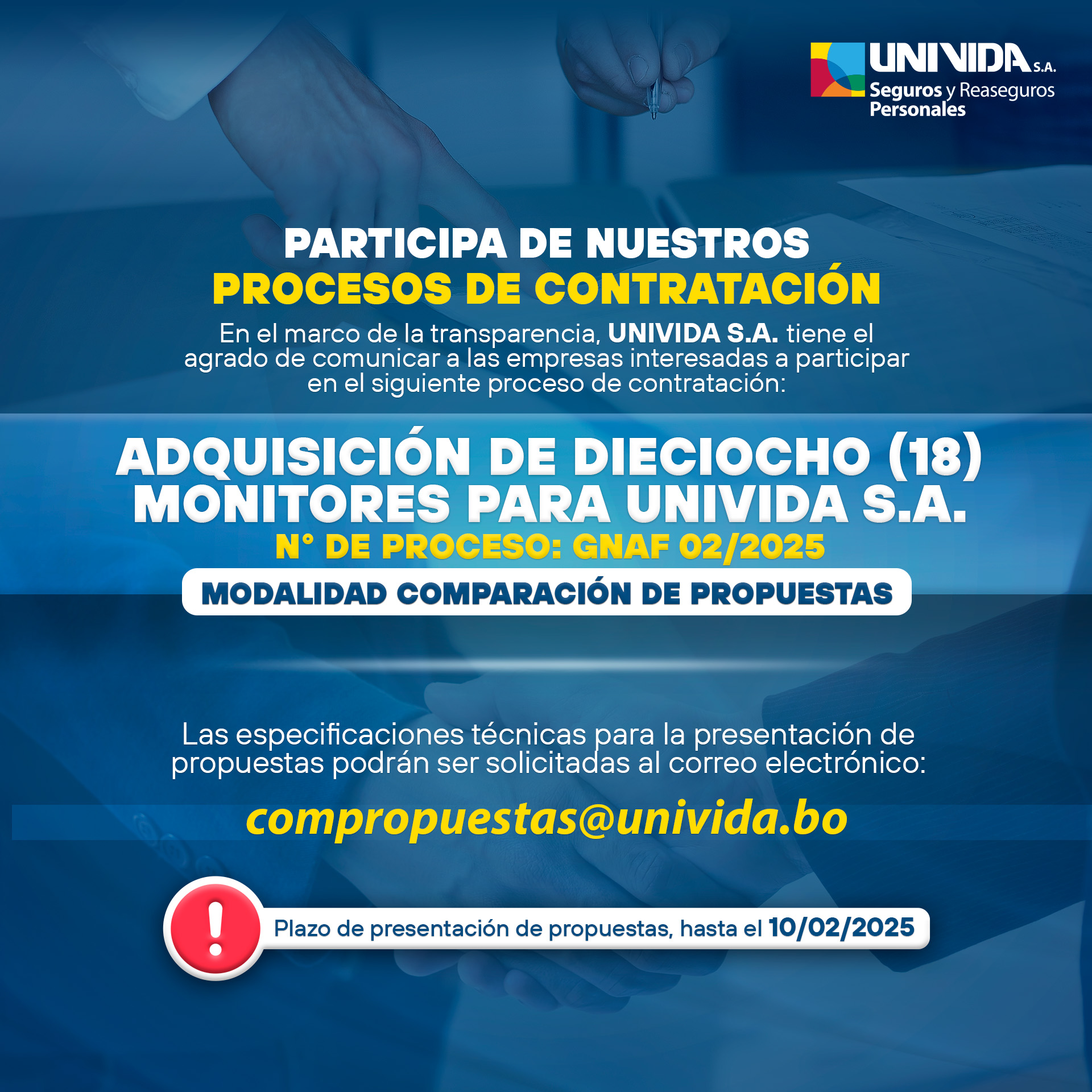 Proceso de contratación 2025