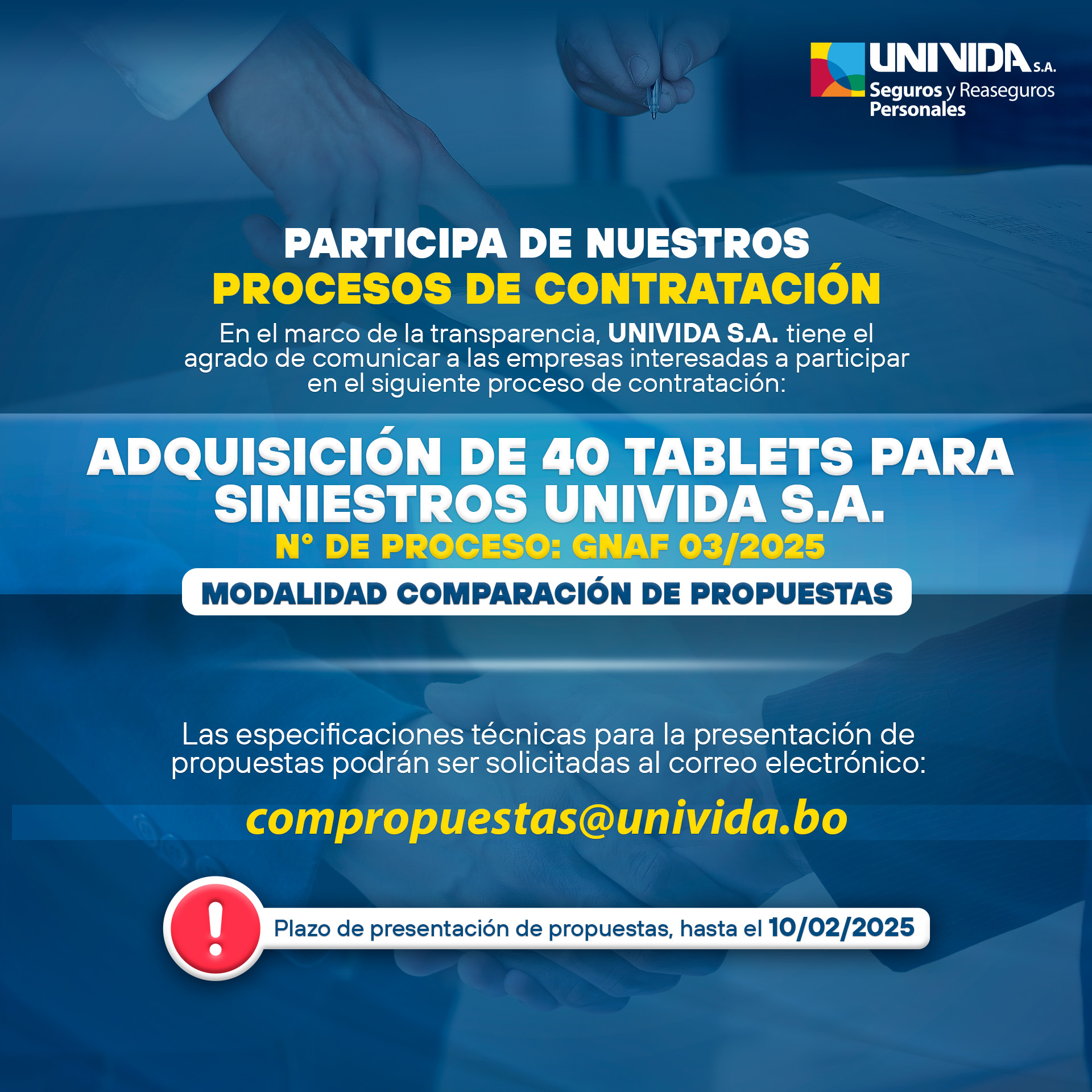 Proceso de contratación 2025