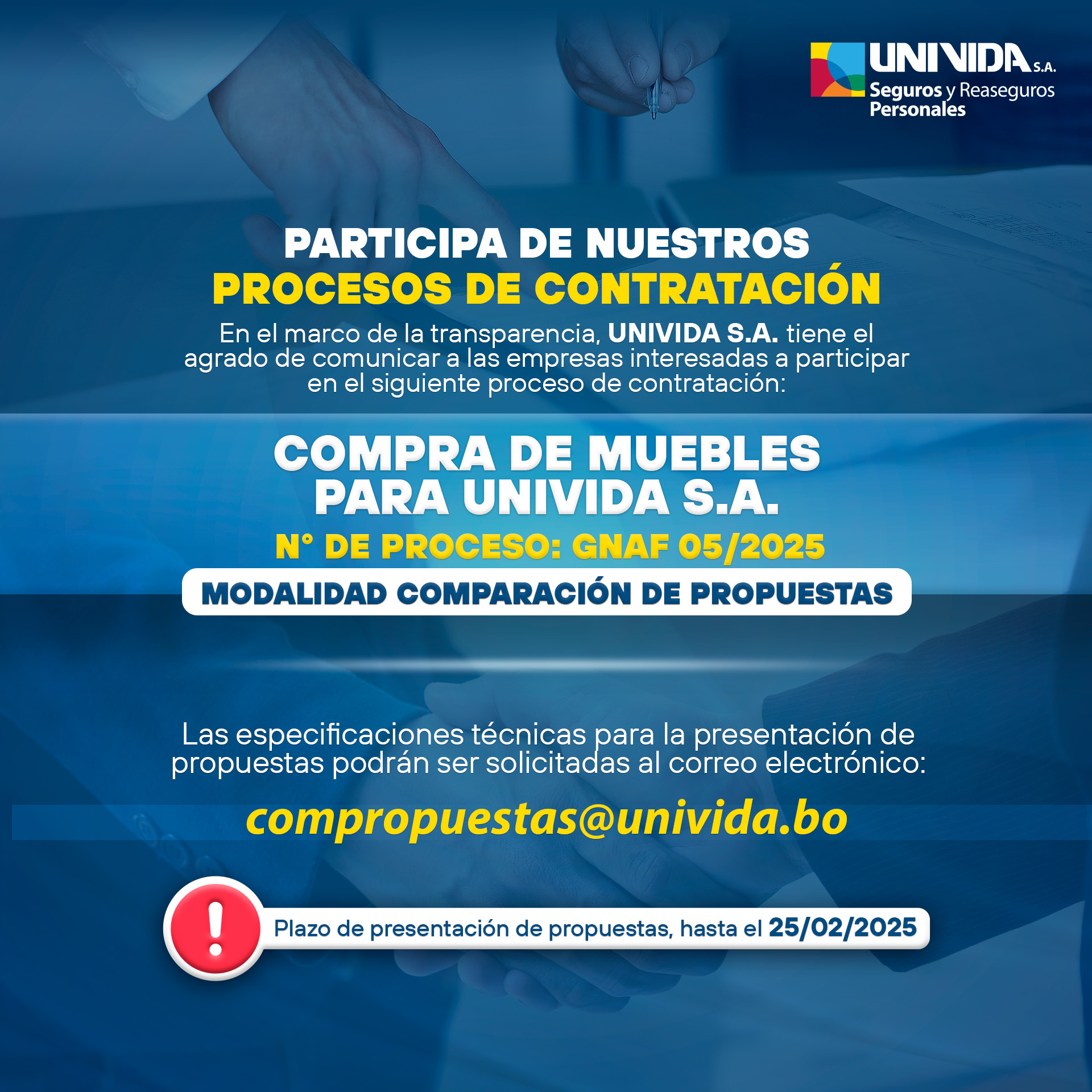 Proceso de contratación 2025