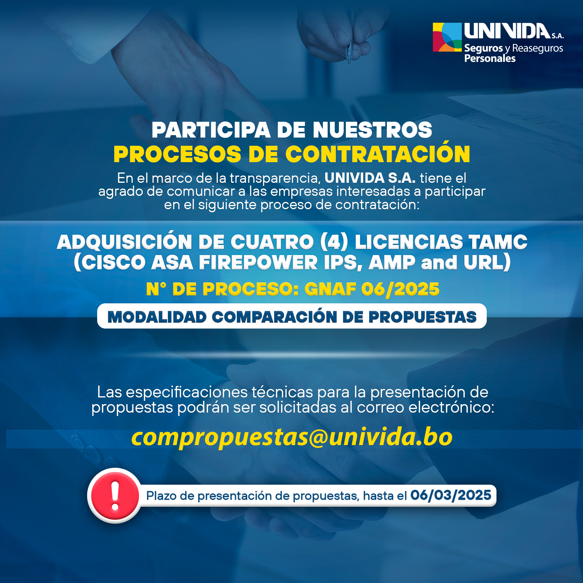 Proceso de contratación 2025
