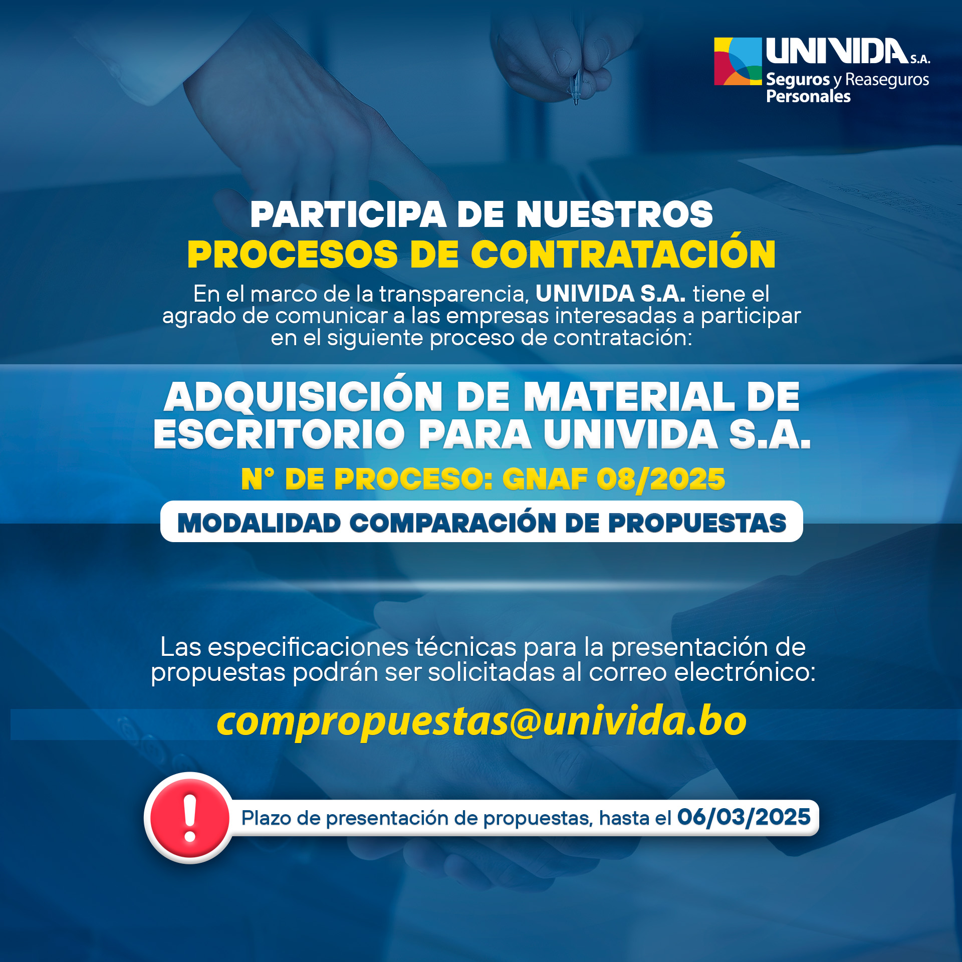 Proceso de contratación 2025