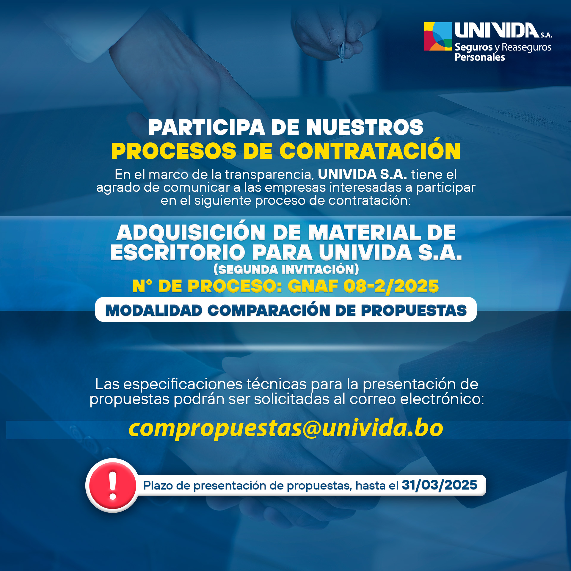 Proceso de contratación 2025
