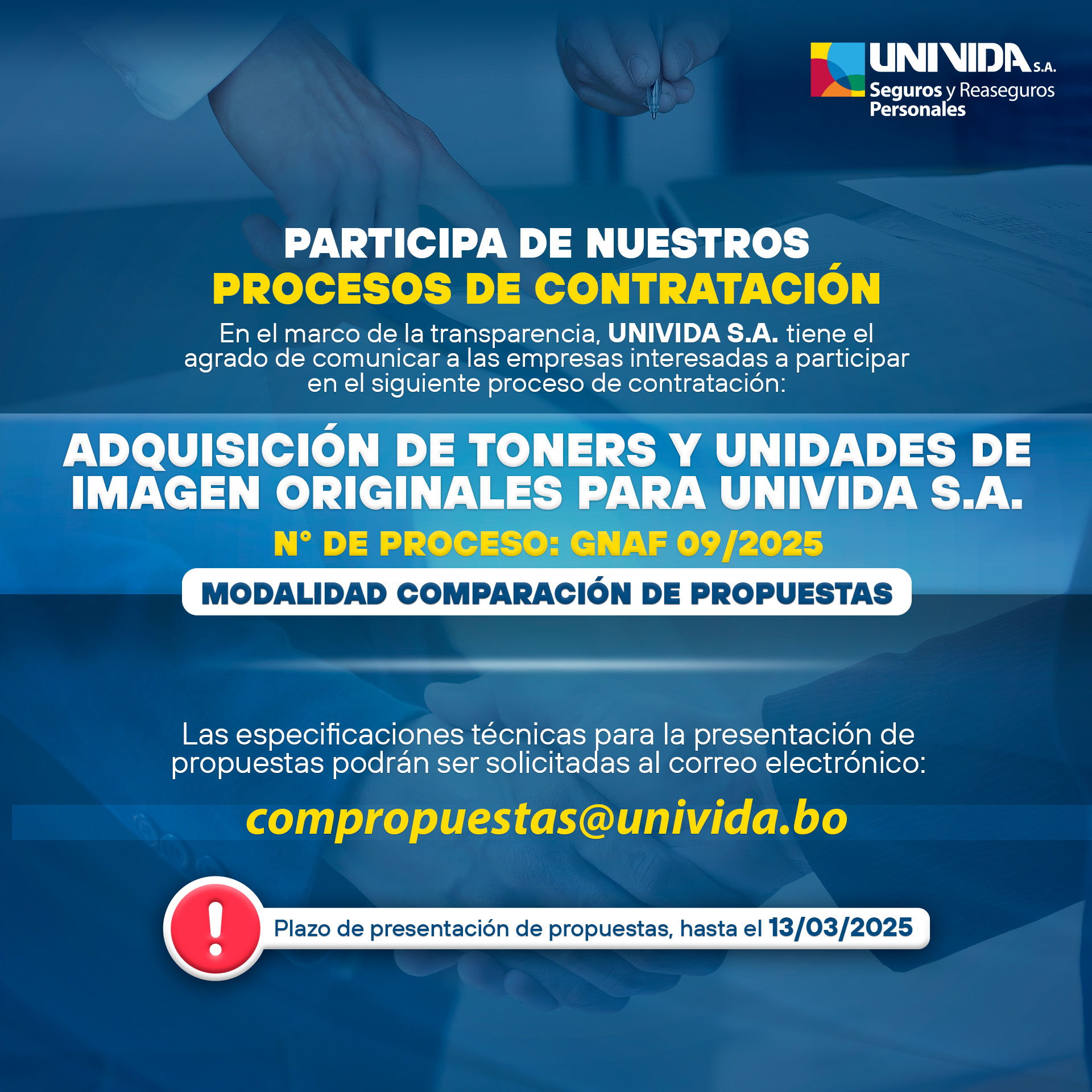 Proceso de contratación 2025