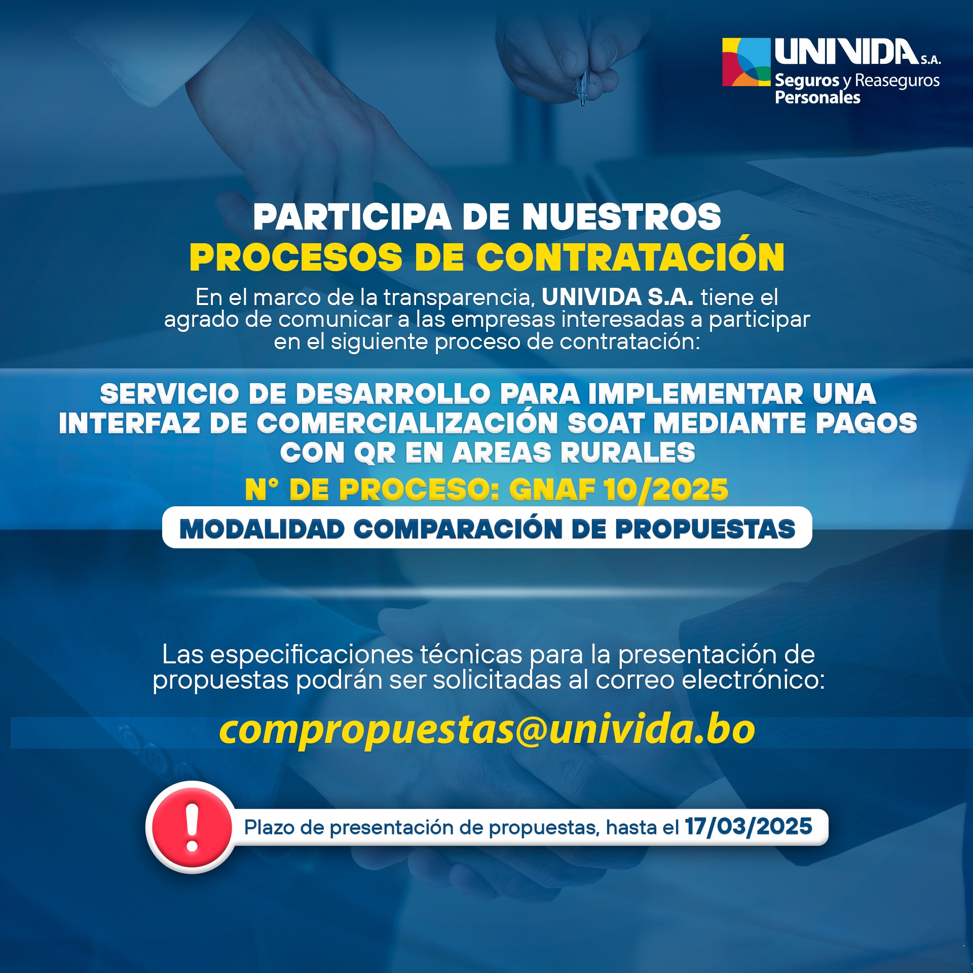 Proceso de contratación 2025