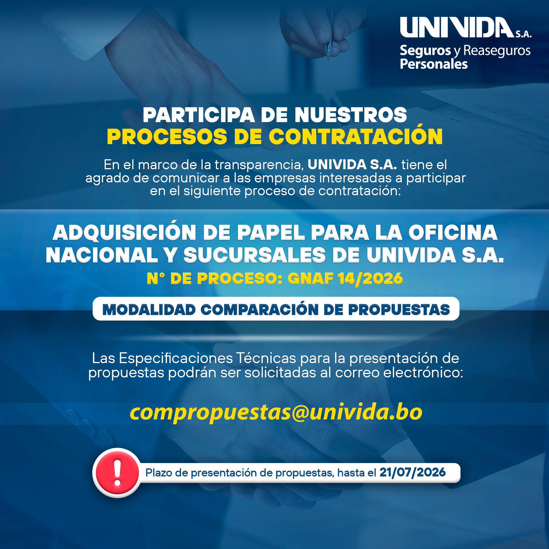 Proceso de contratación 