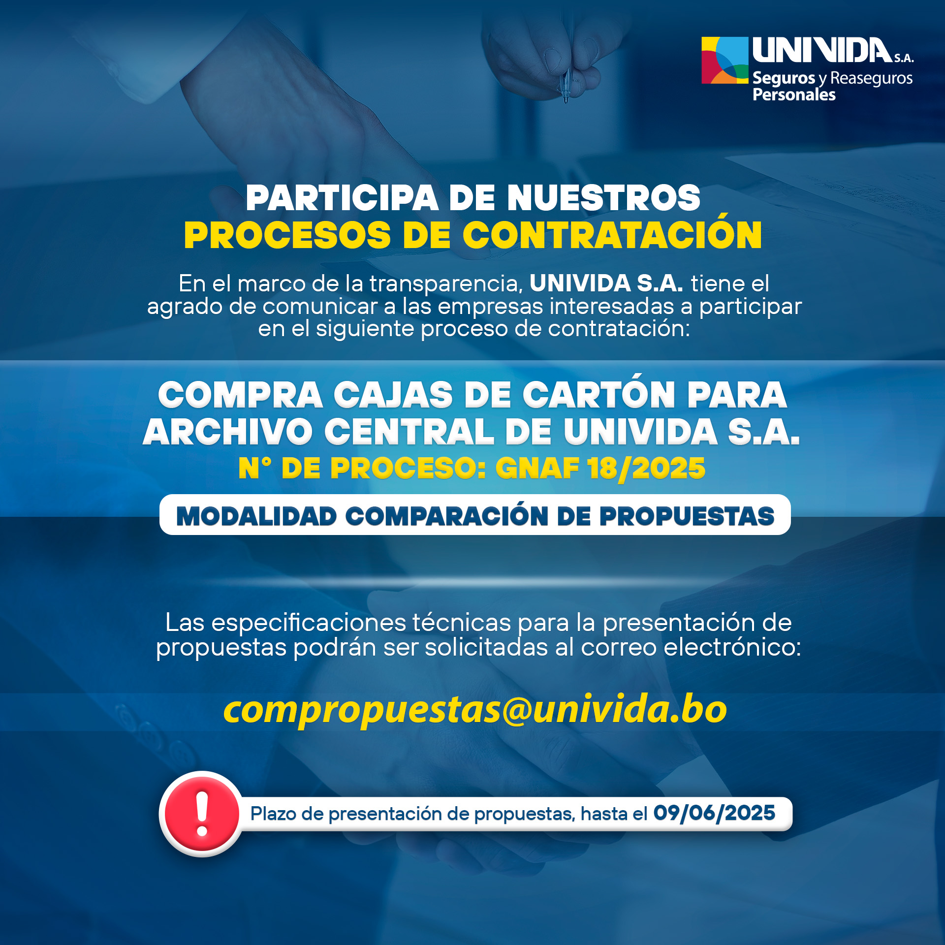 Proceso de contratación 2025