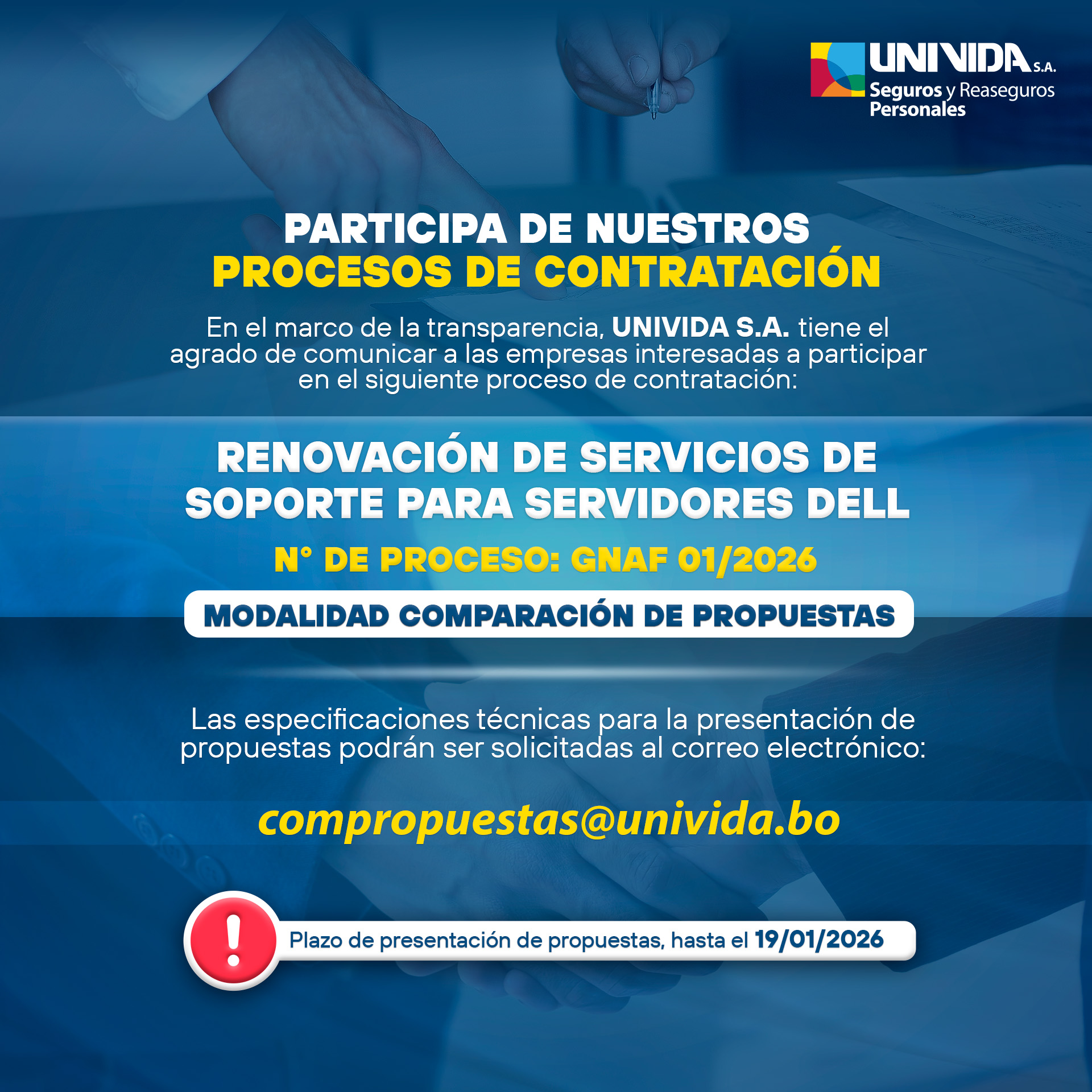 Proceso de contratación 2025