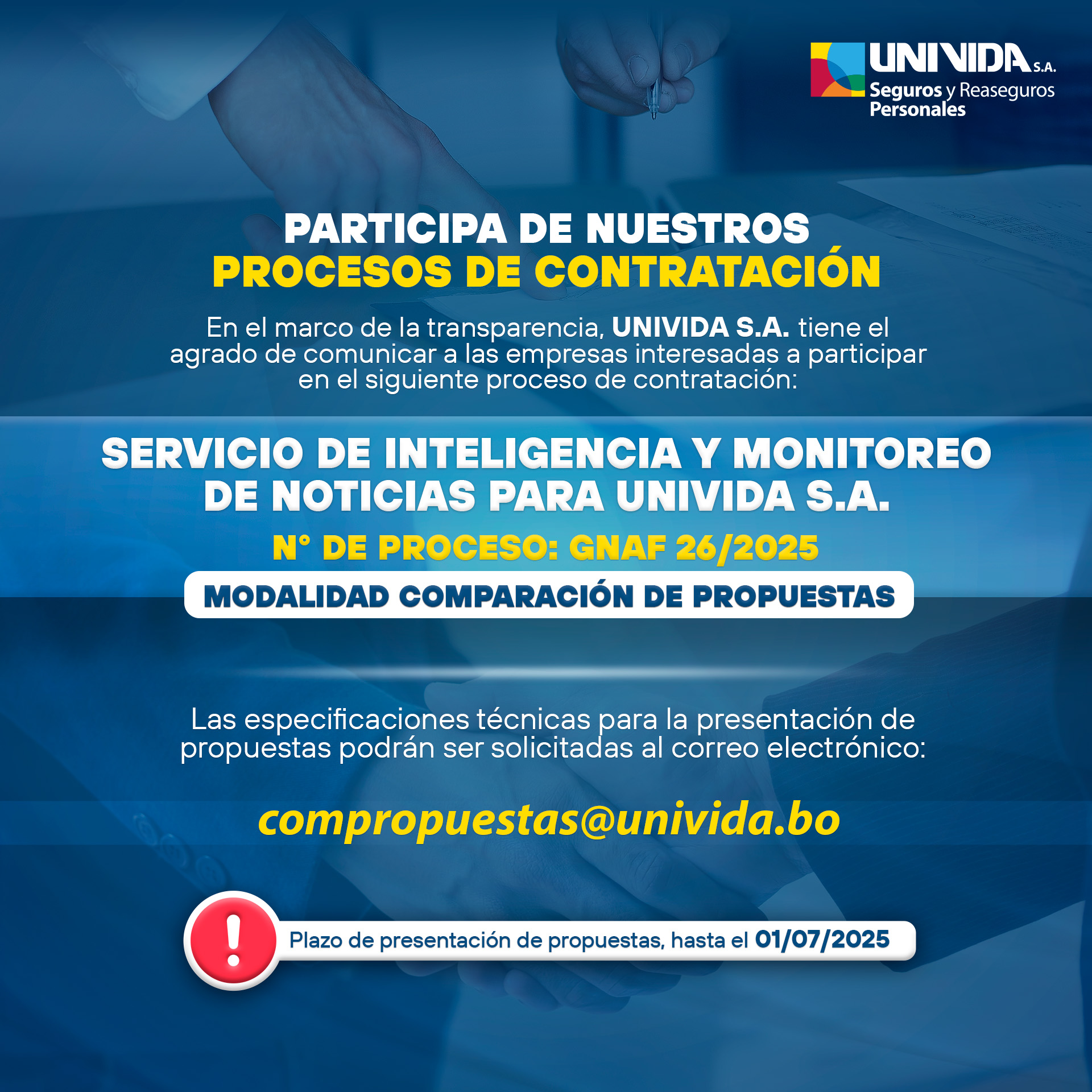Proceso de contratación 2025