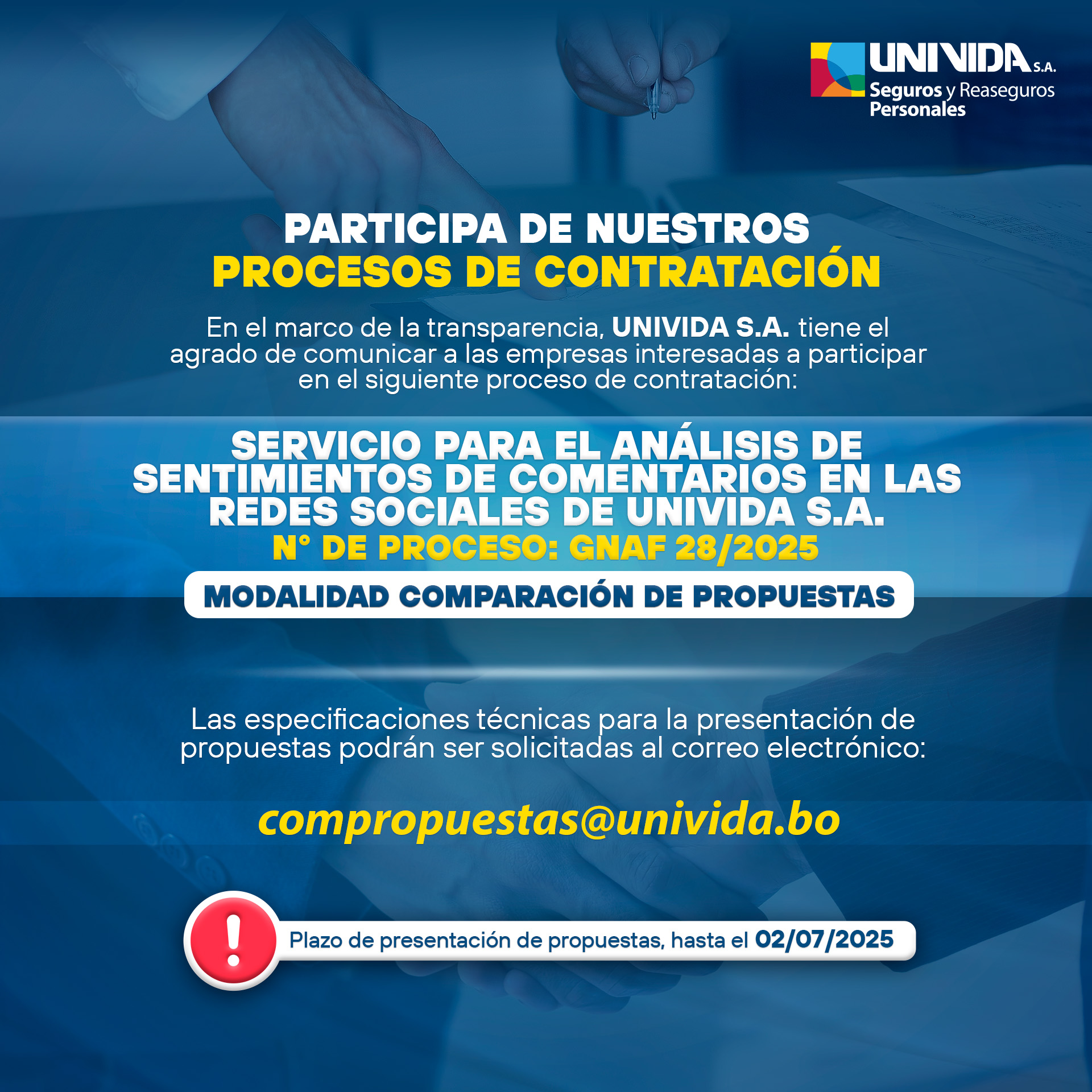 Proceso de contratación 2025