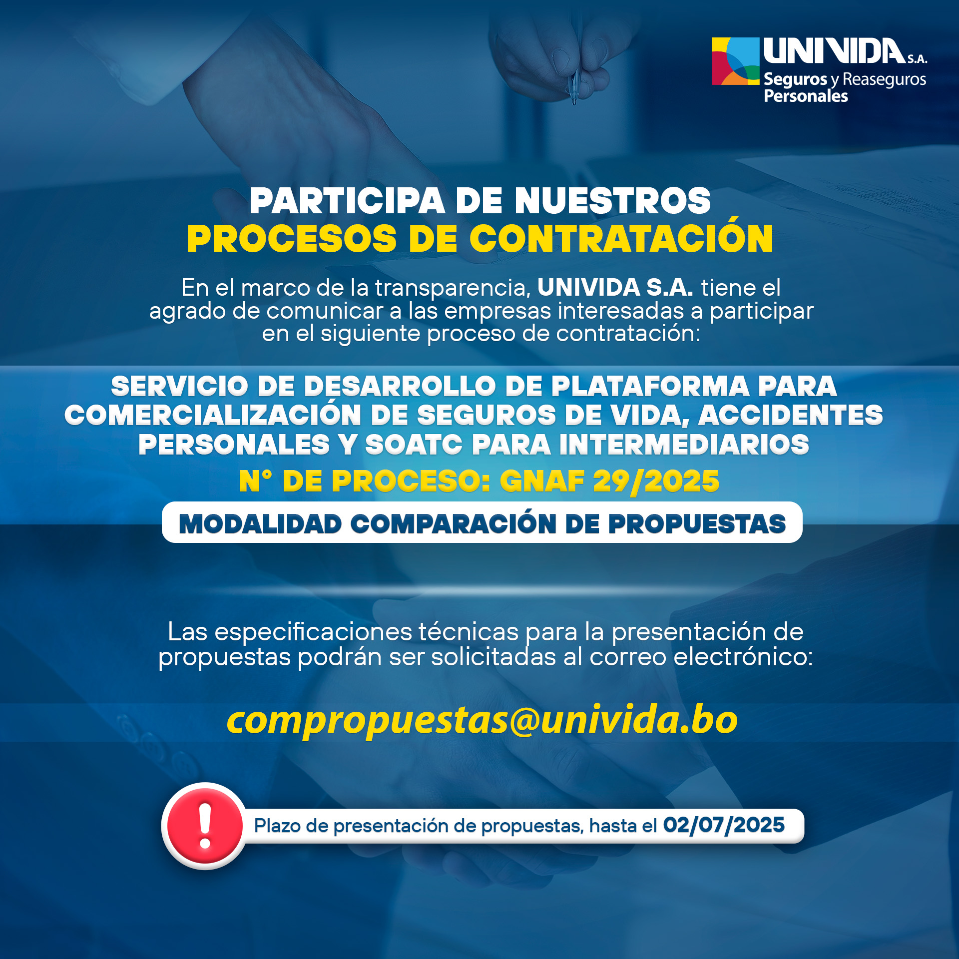 Proceso de contratación 2025