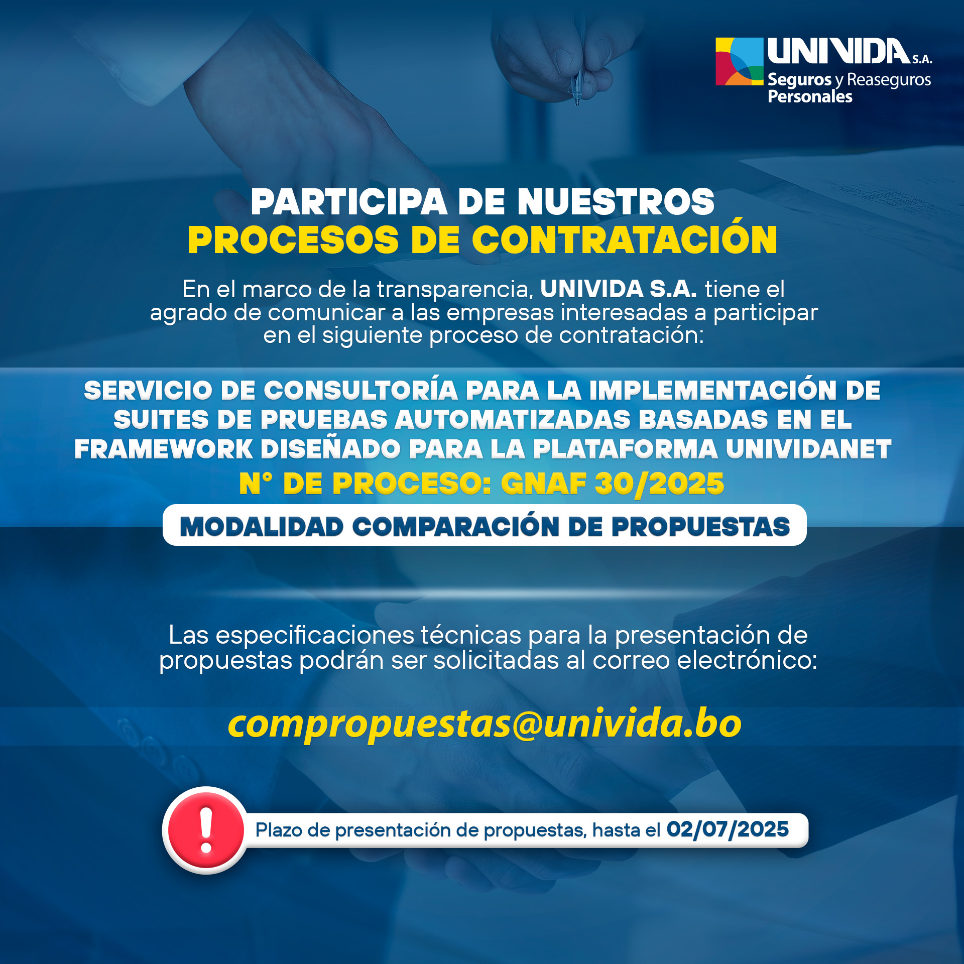 Proceso de contratación 2025