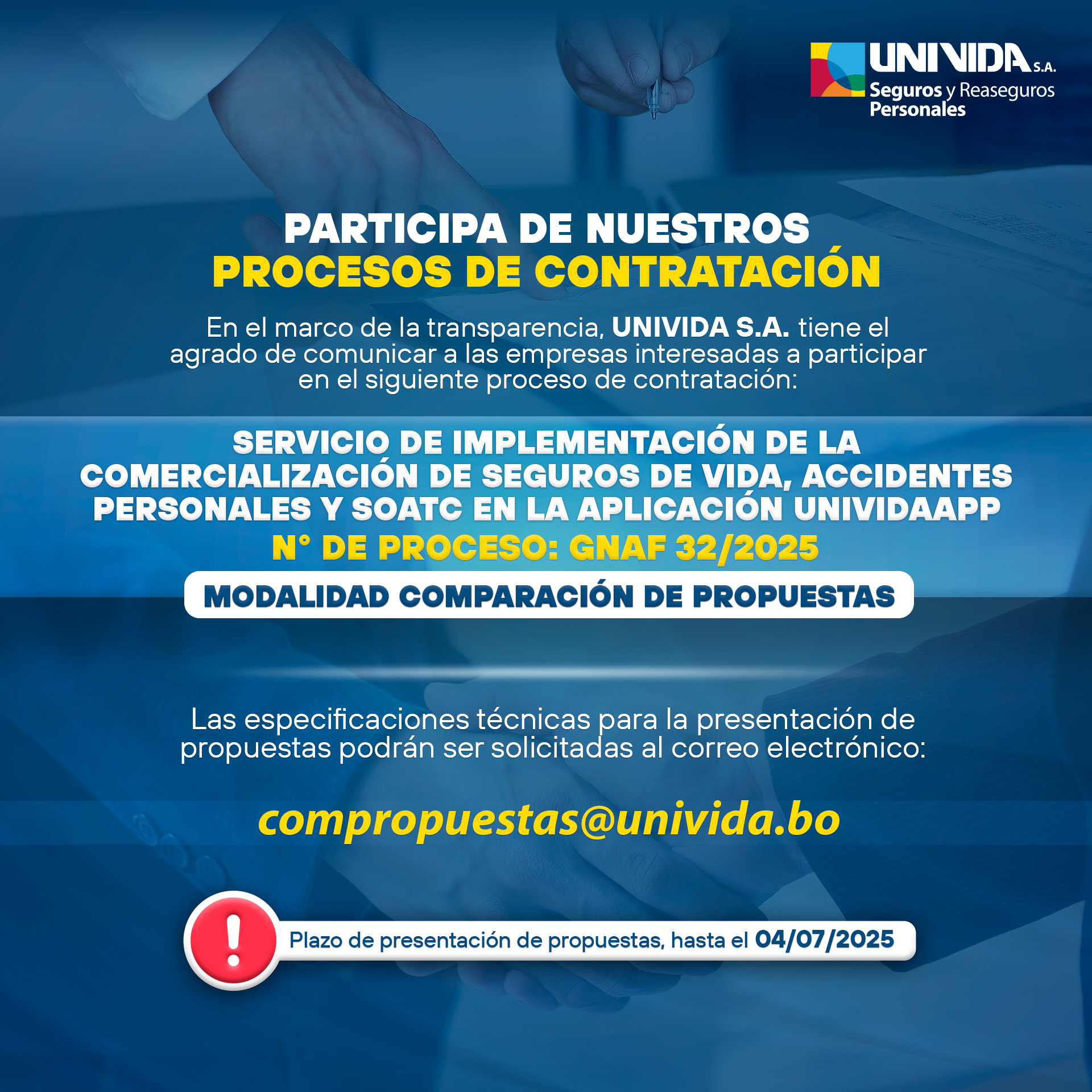 Proceso de contratación 2025