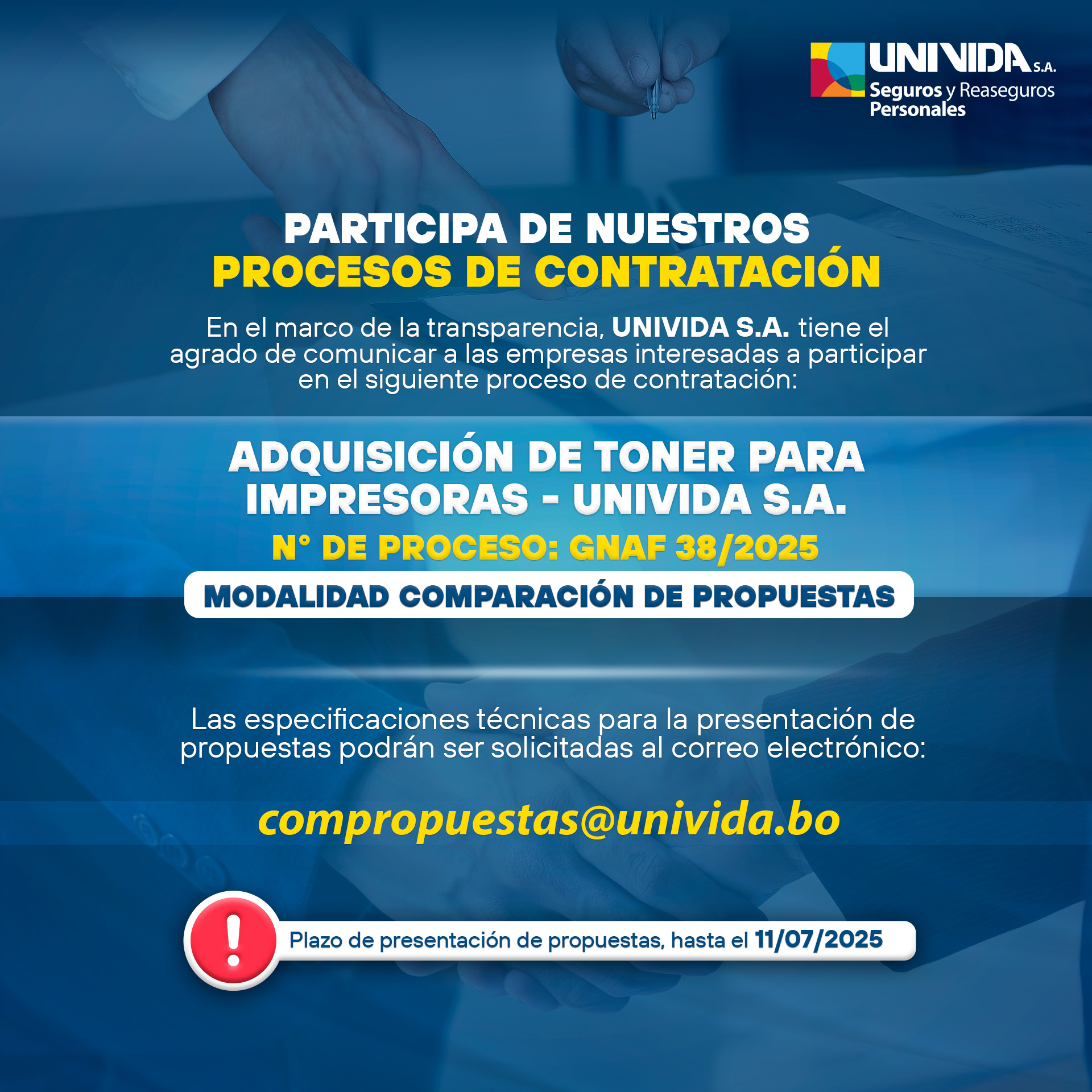 Proceso de contratación 2025