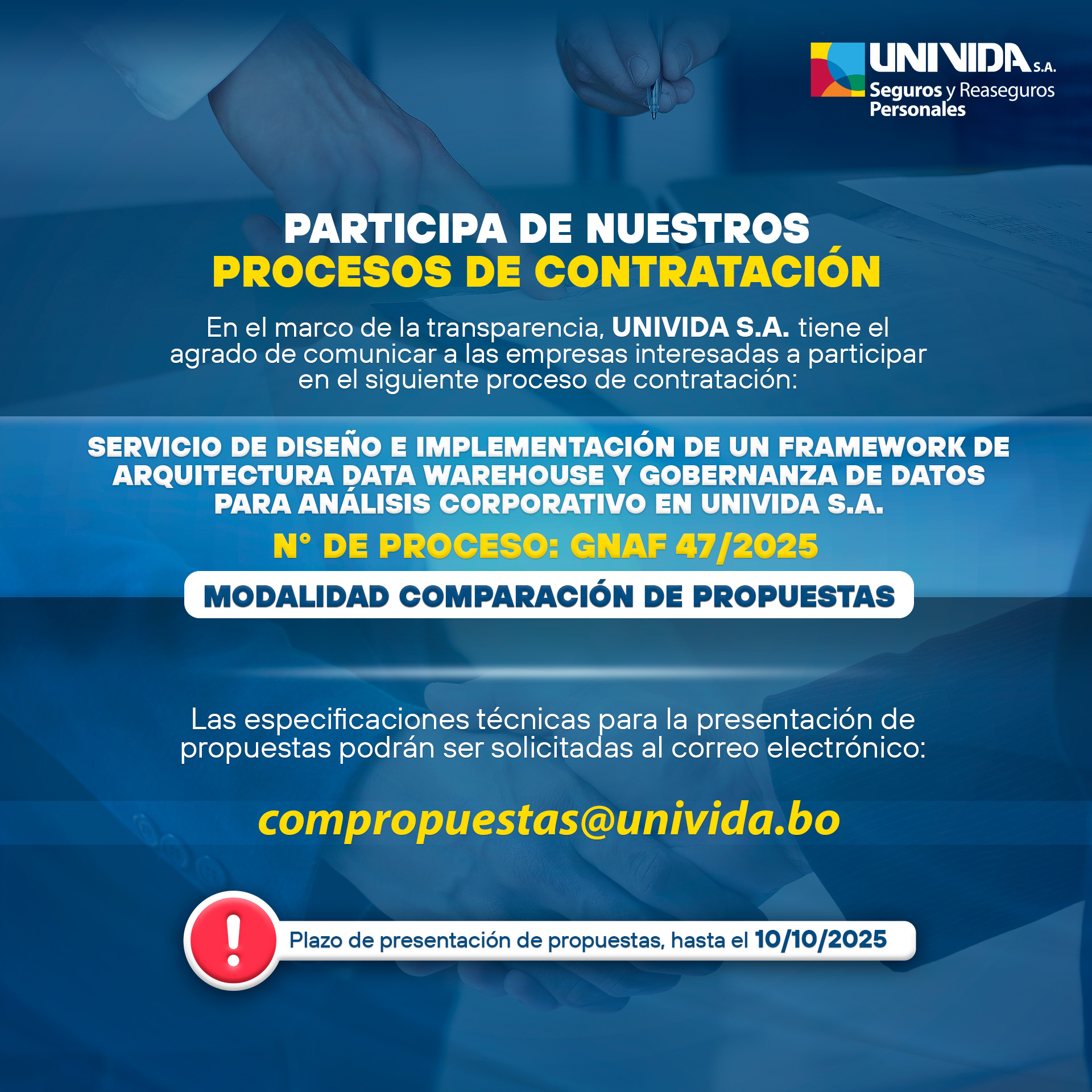 Proceso de contratación 2025