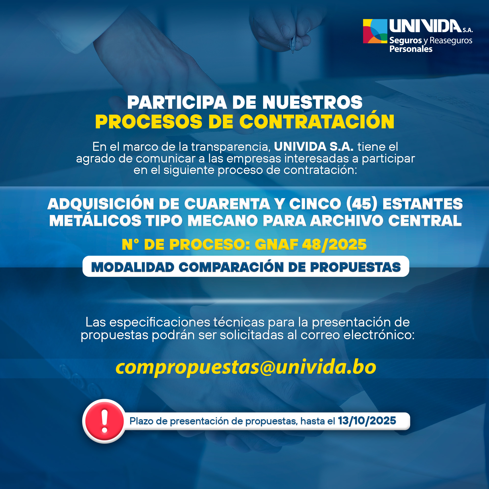 Proceso de contratación 2025