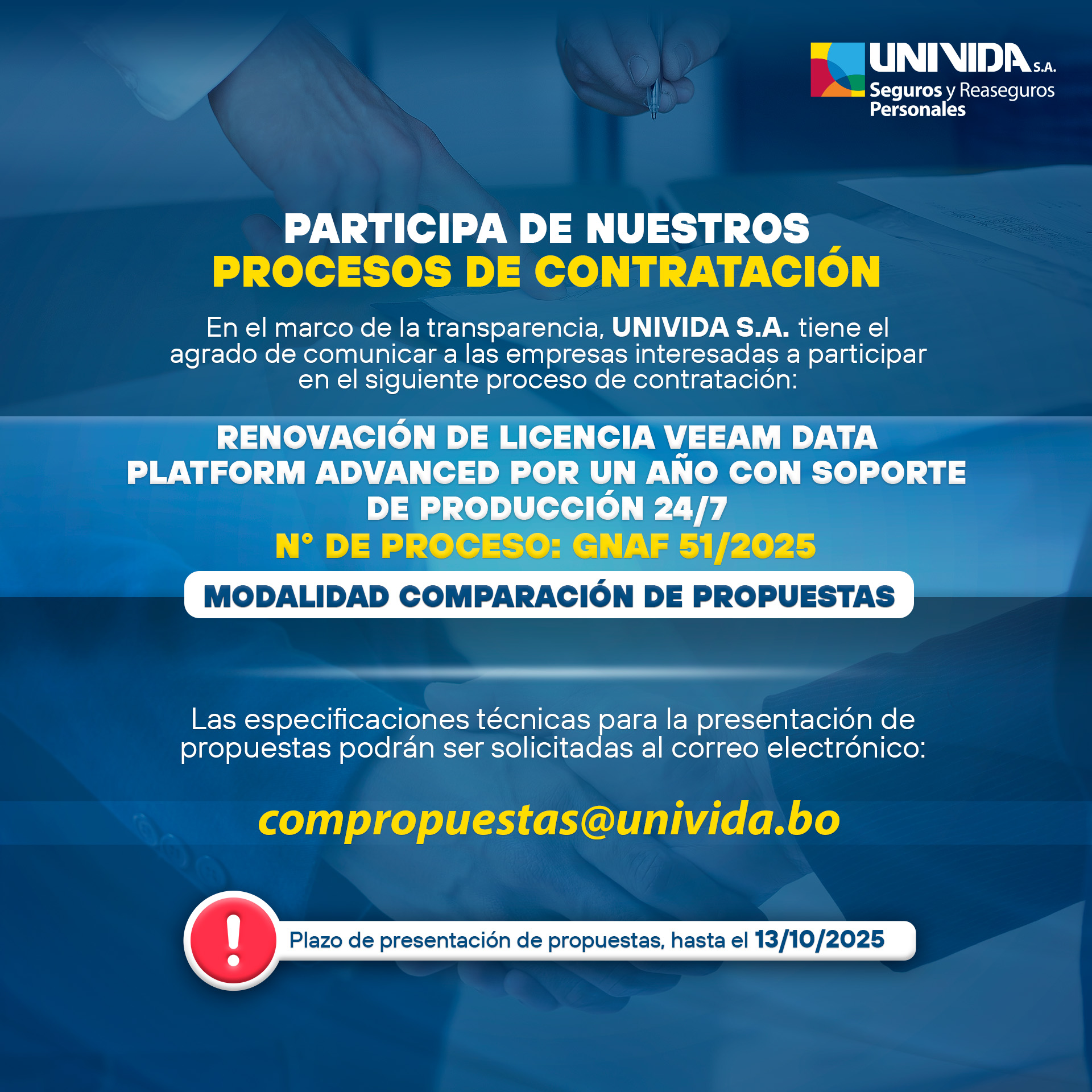 Proceso de contratación 2025