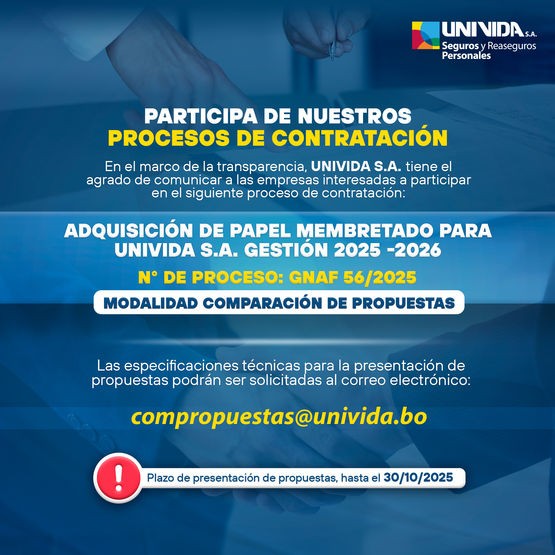 Proceso de contratación 2025