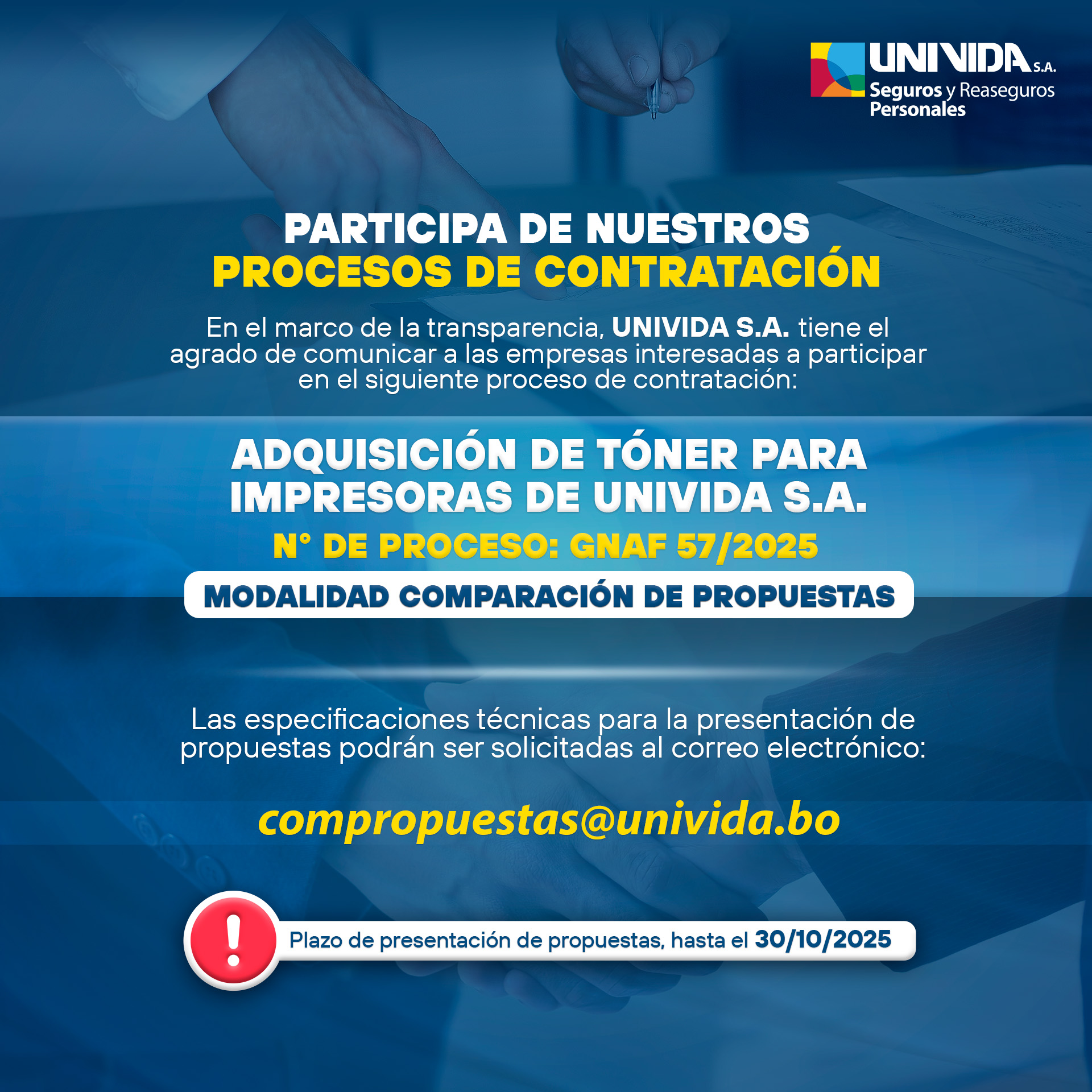 Proceso de contratación 2025