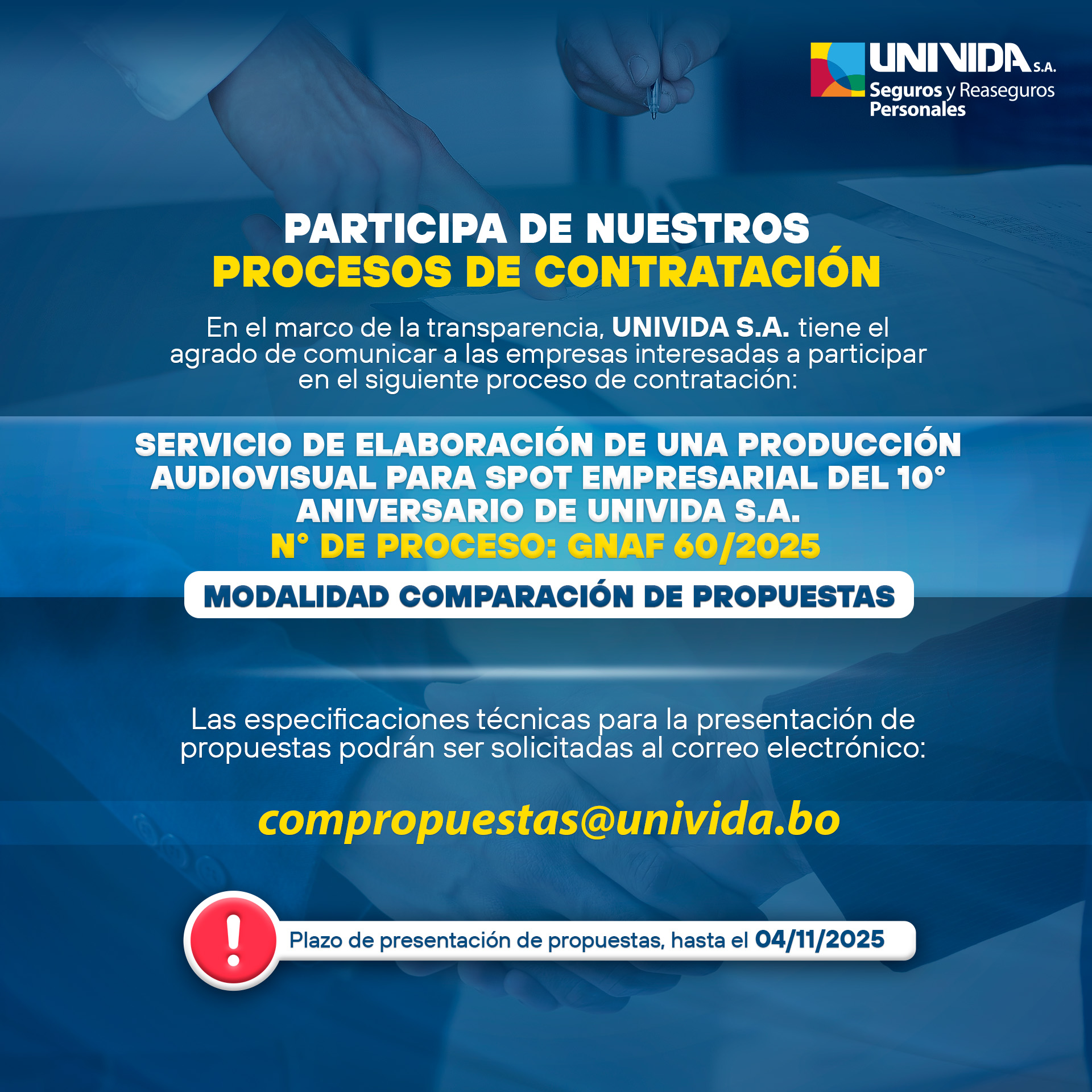 Proceso de contratación 2025