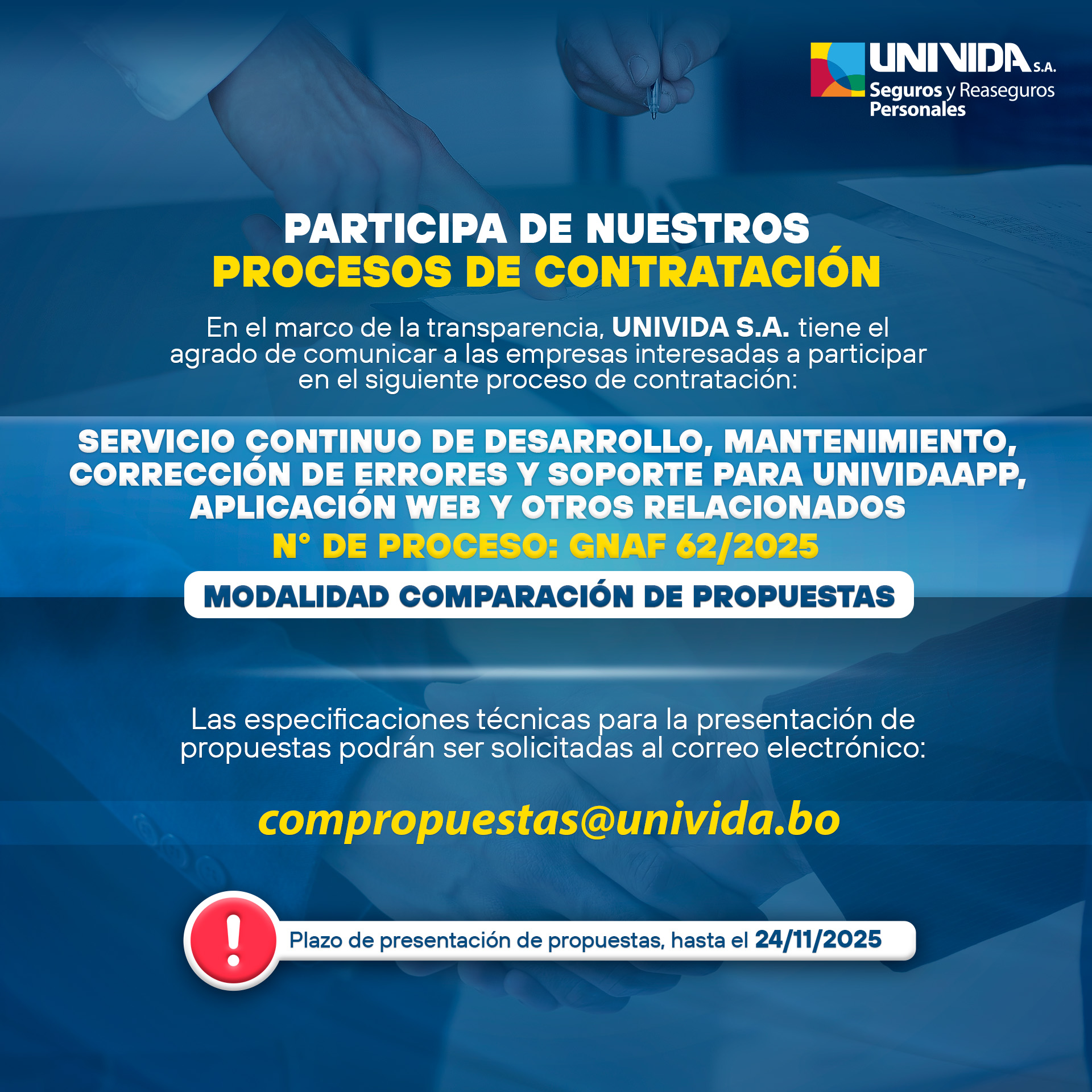 Proceso de contratación 2025