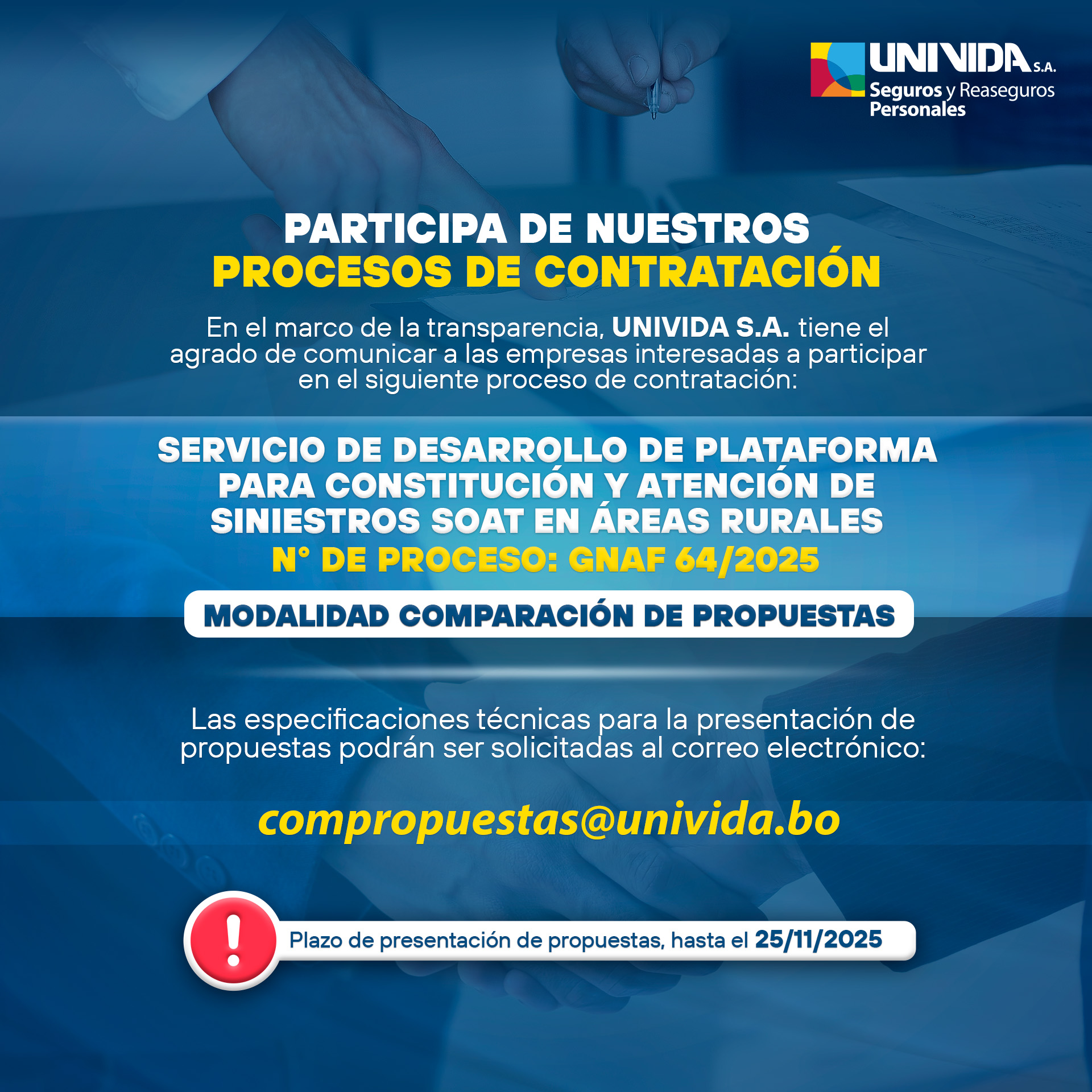 Proceso de contratación 2025