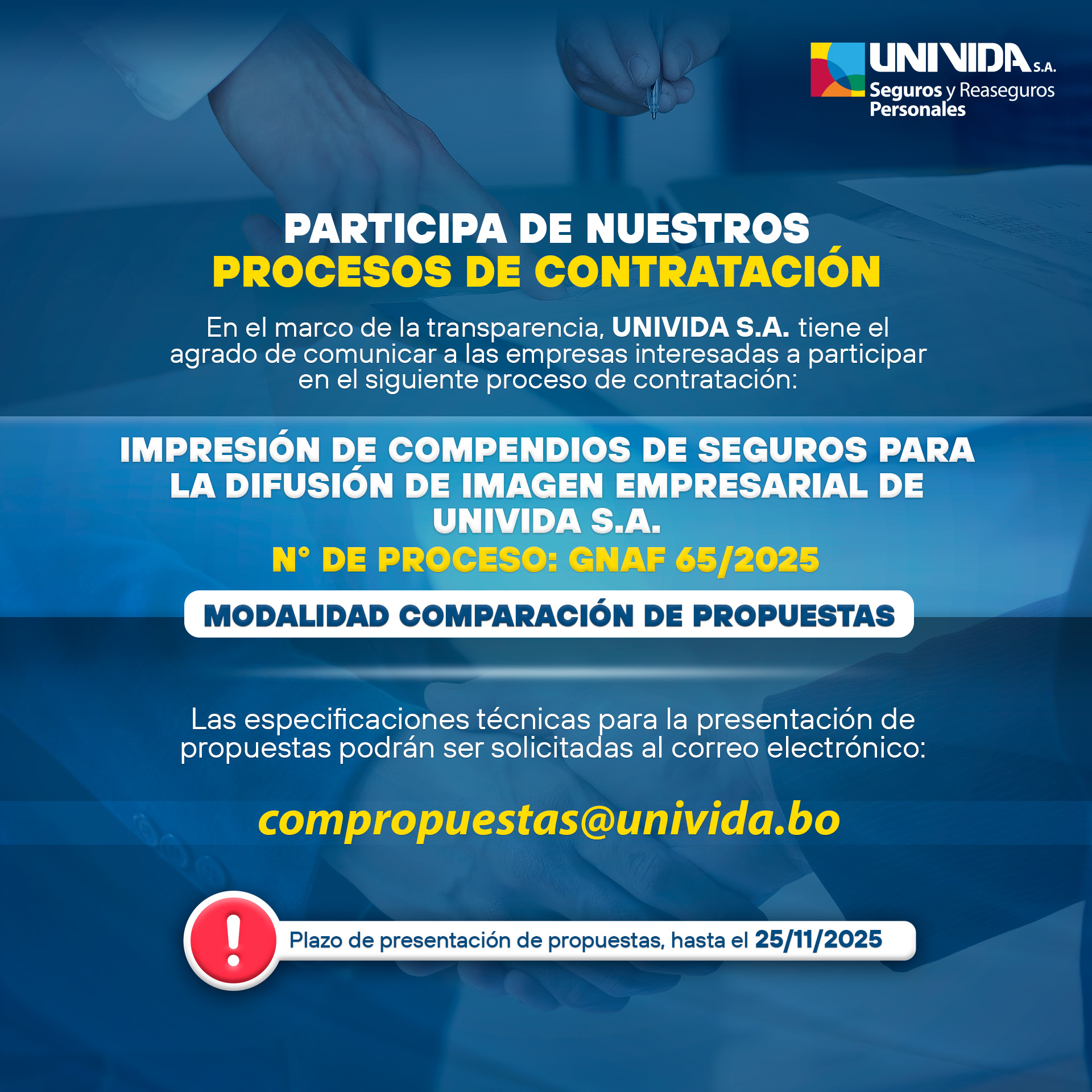 Proceso de contratación 2025