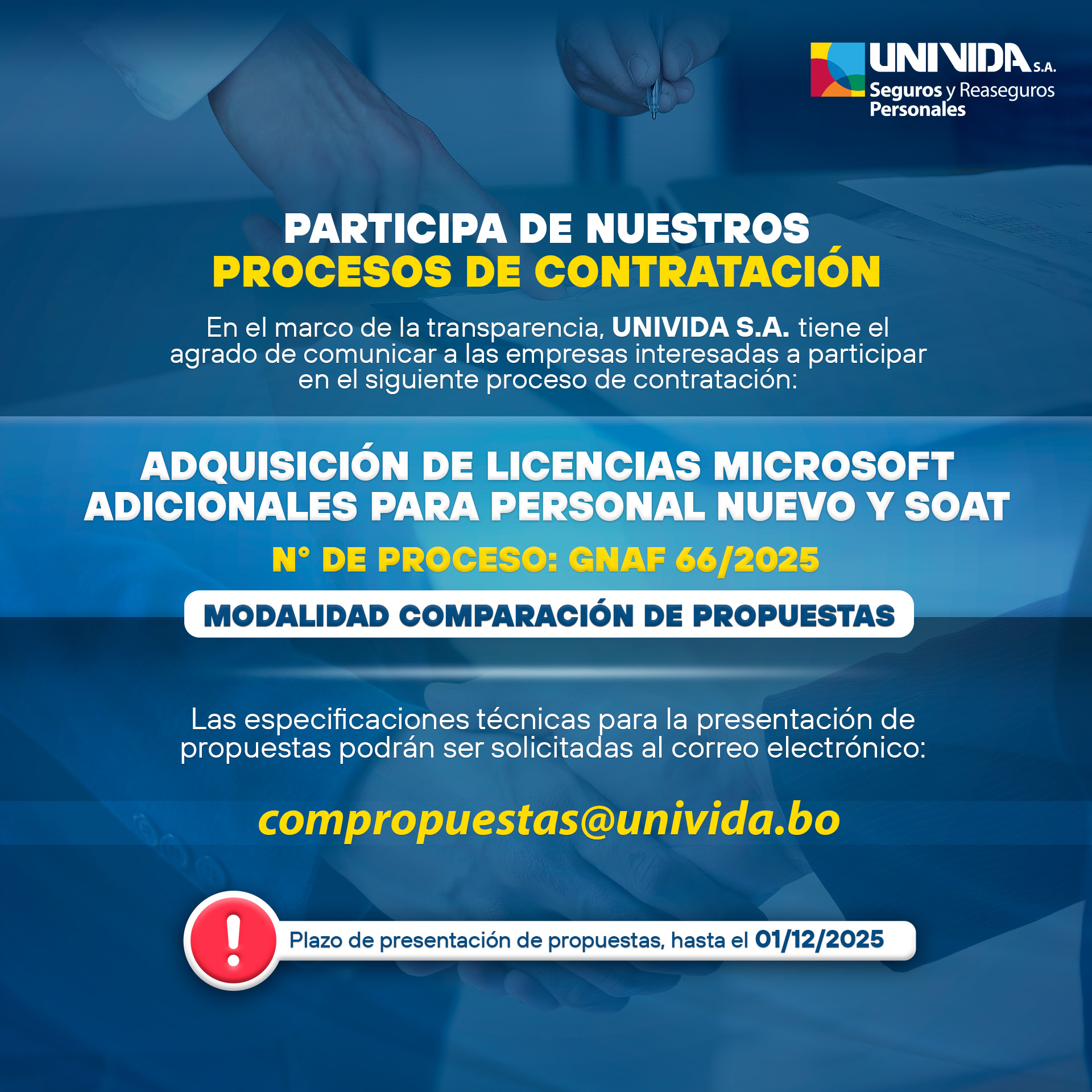 Proceso de contratación 2025