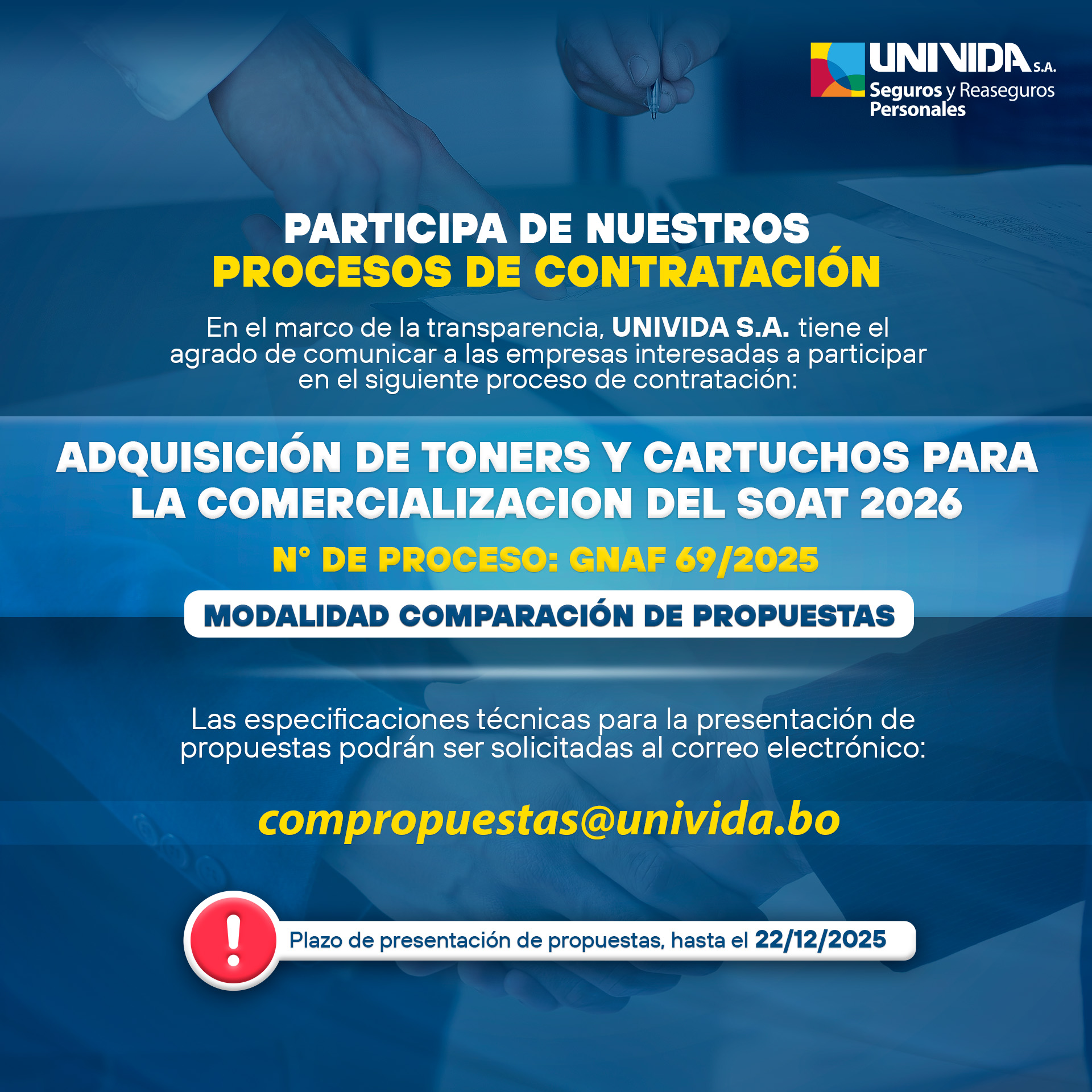 Proceso de contratación 2025