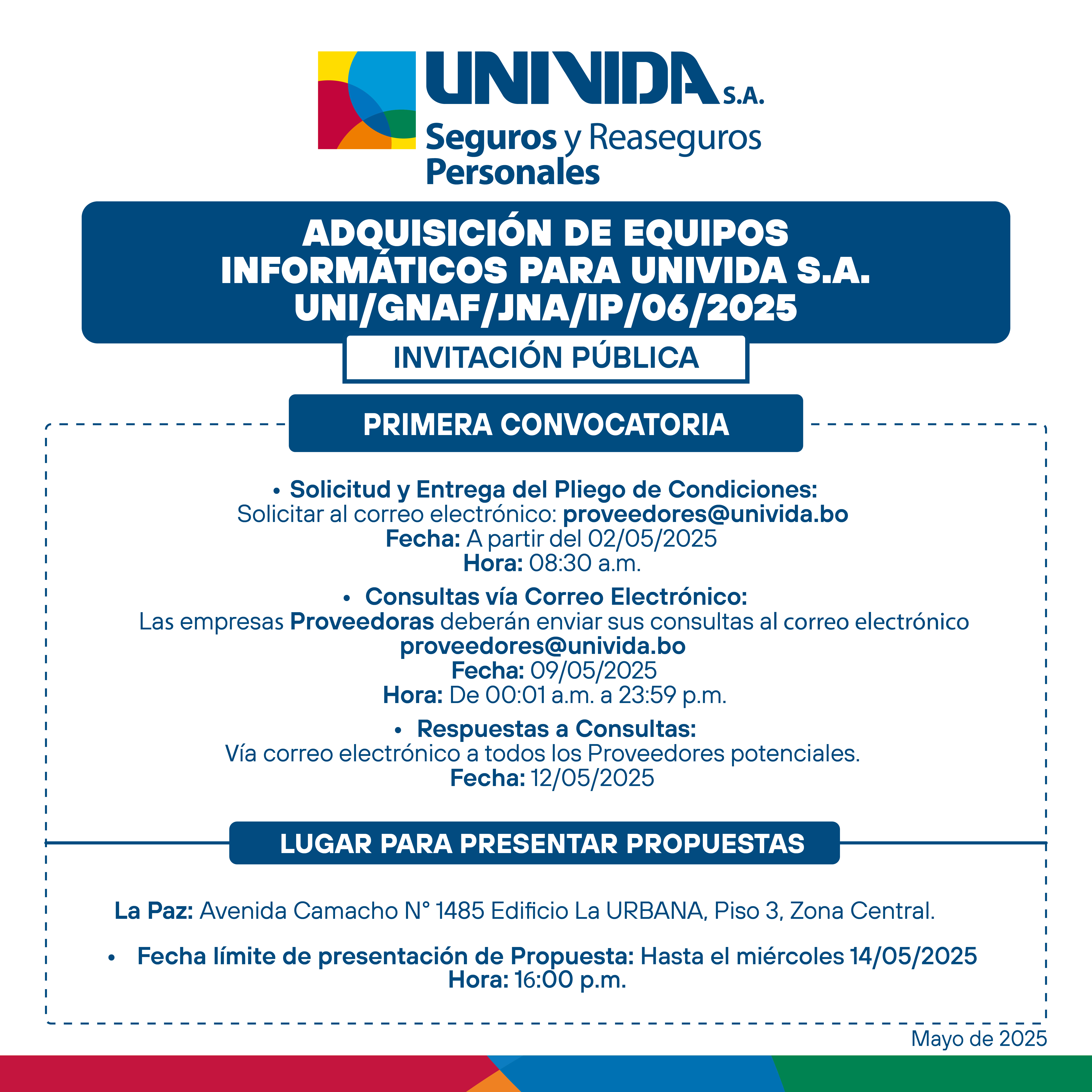 Proceso de contratación 2025