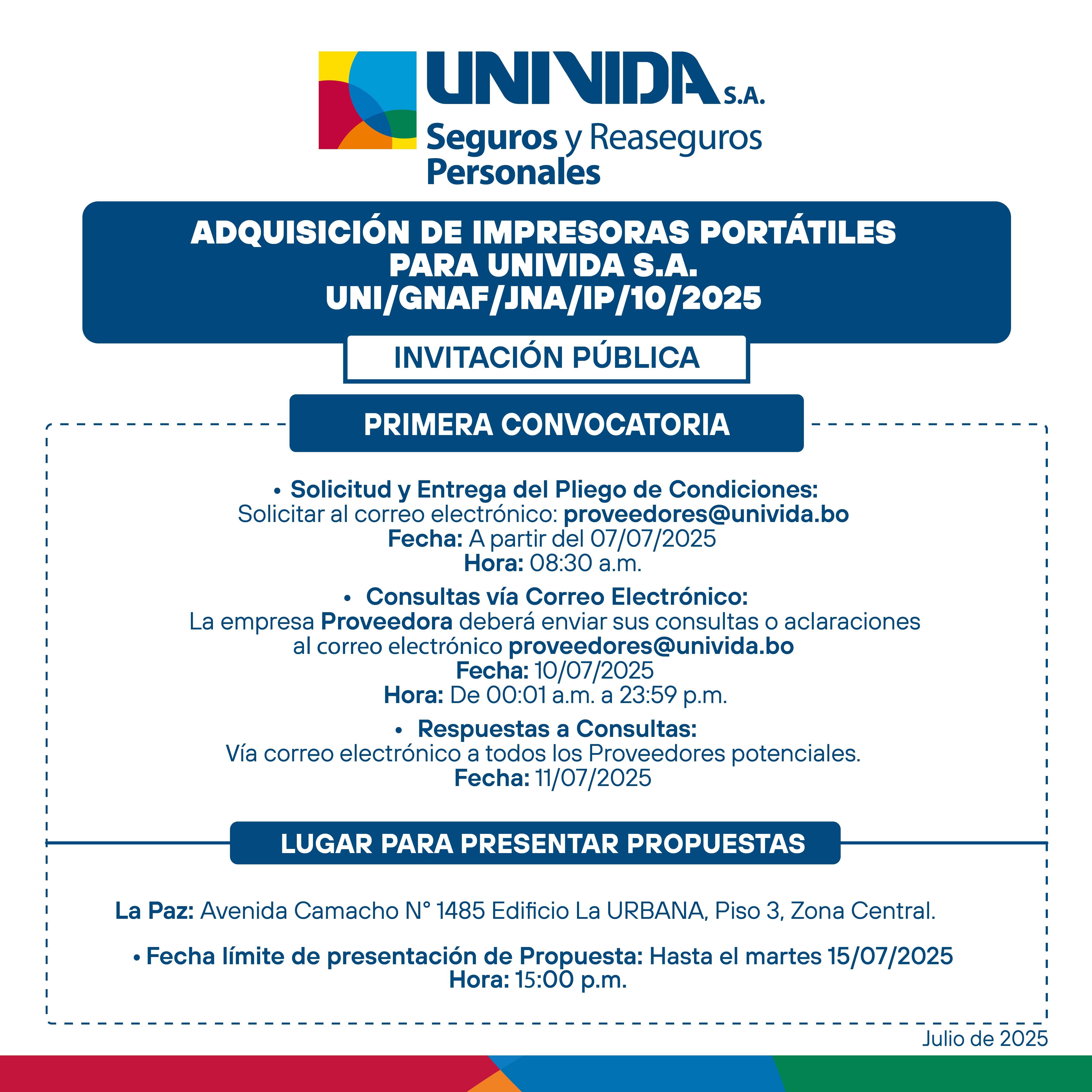 Proceso de contratación 2025